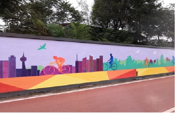 石首墙体彩绘-围墙