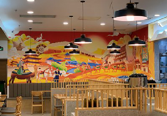 石首商业空间彩绘介绍。