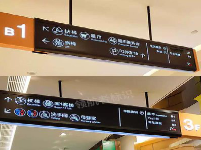 石首如何通过商场标识牌引导客流分布？