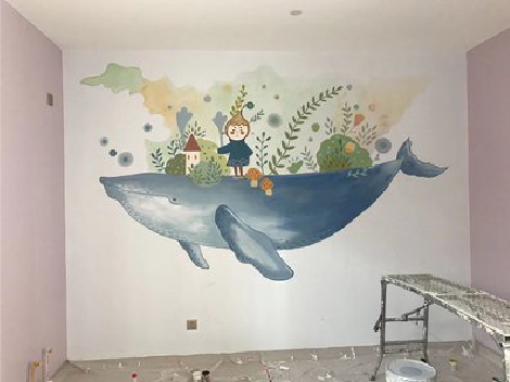 石首手绘墙的特点及优势。